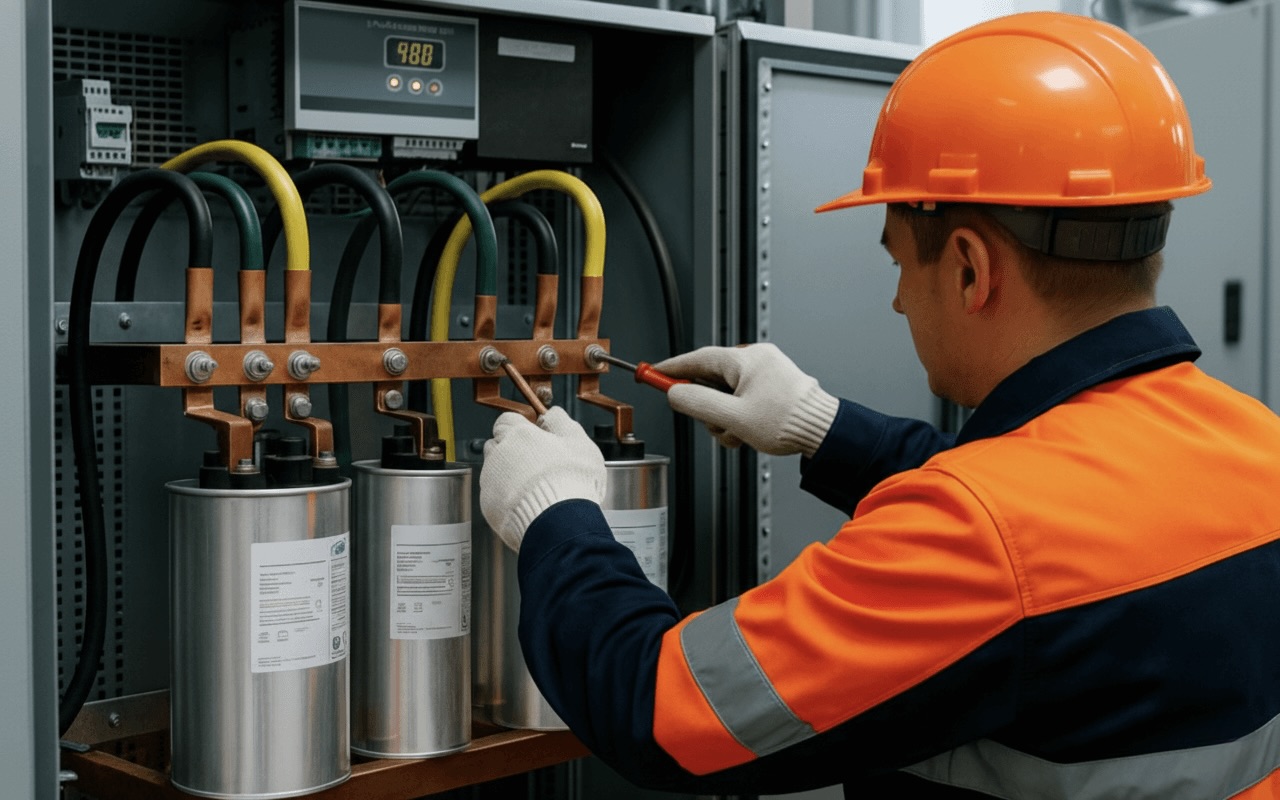 Industrielle Leistungsverteilung mit Energiemonitoring